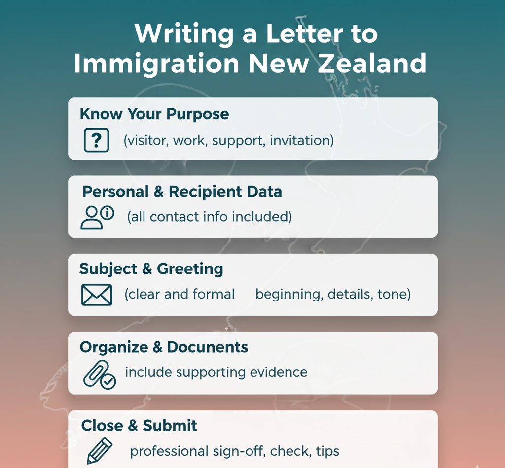 Writing a Letter to Immigration New Zealand