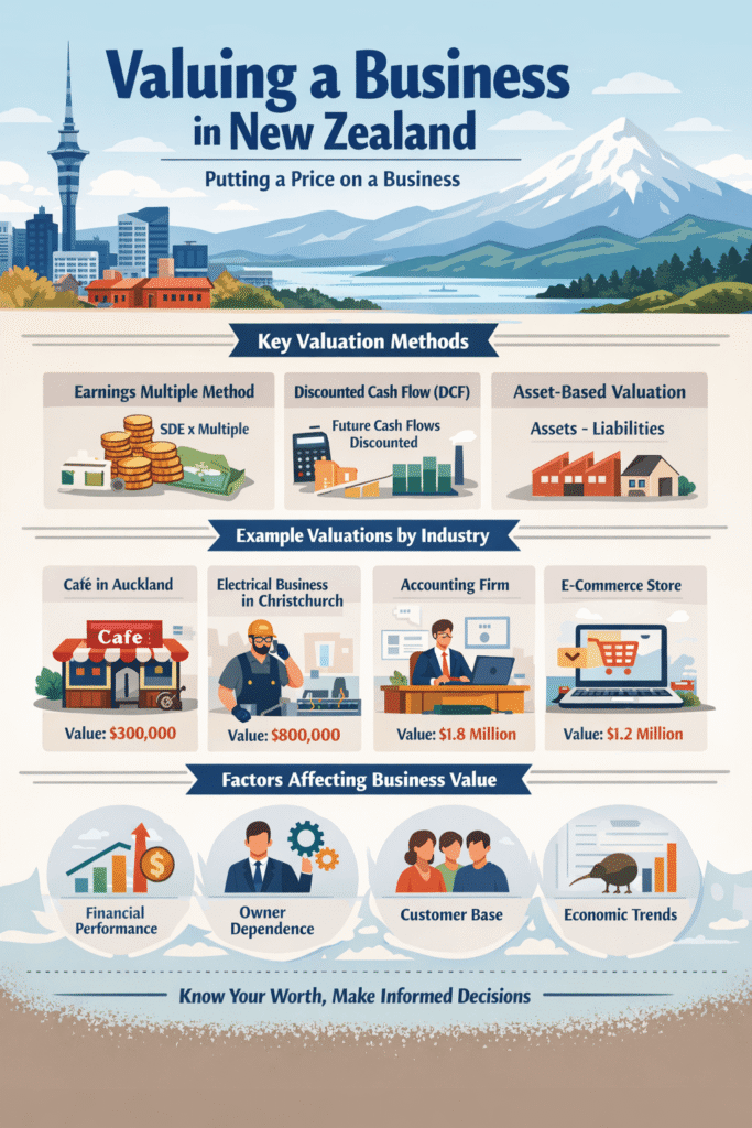 how to value a business in nz