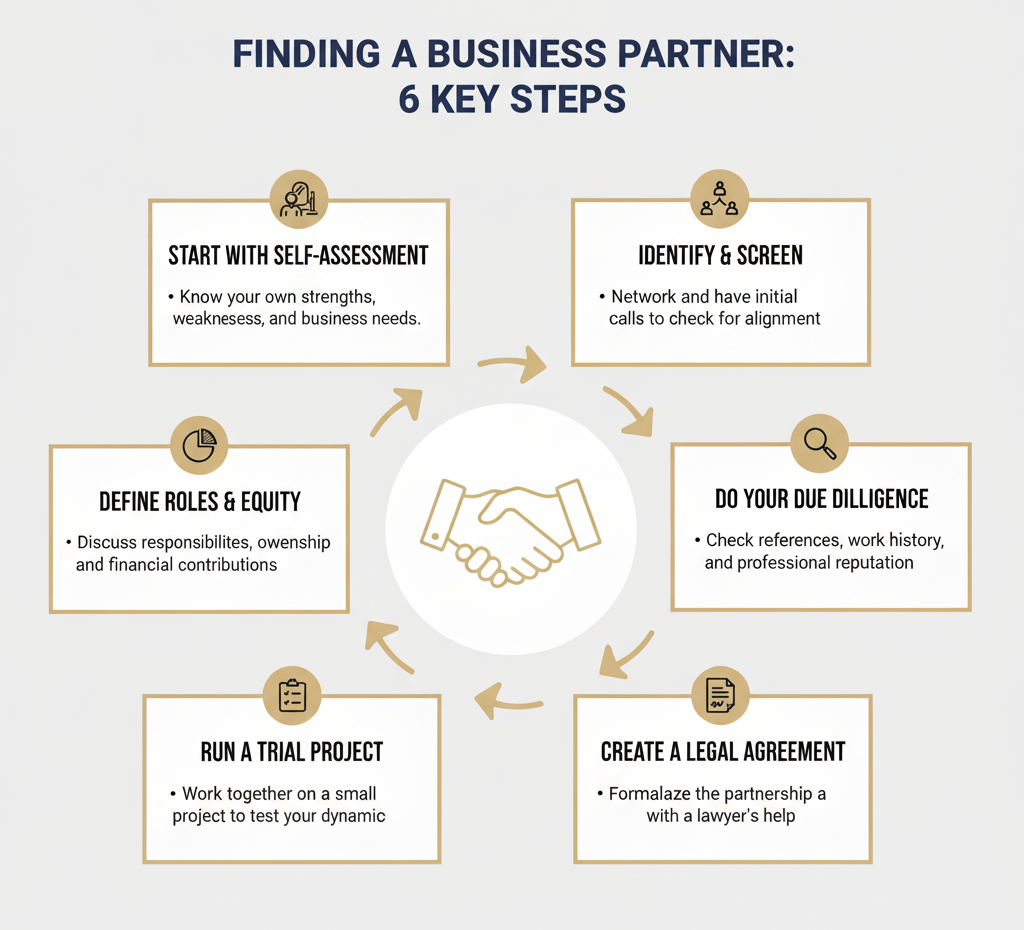 find a potential business partner