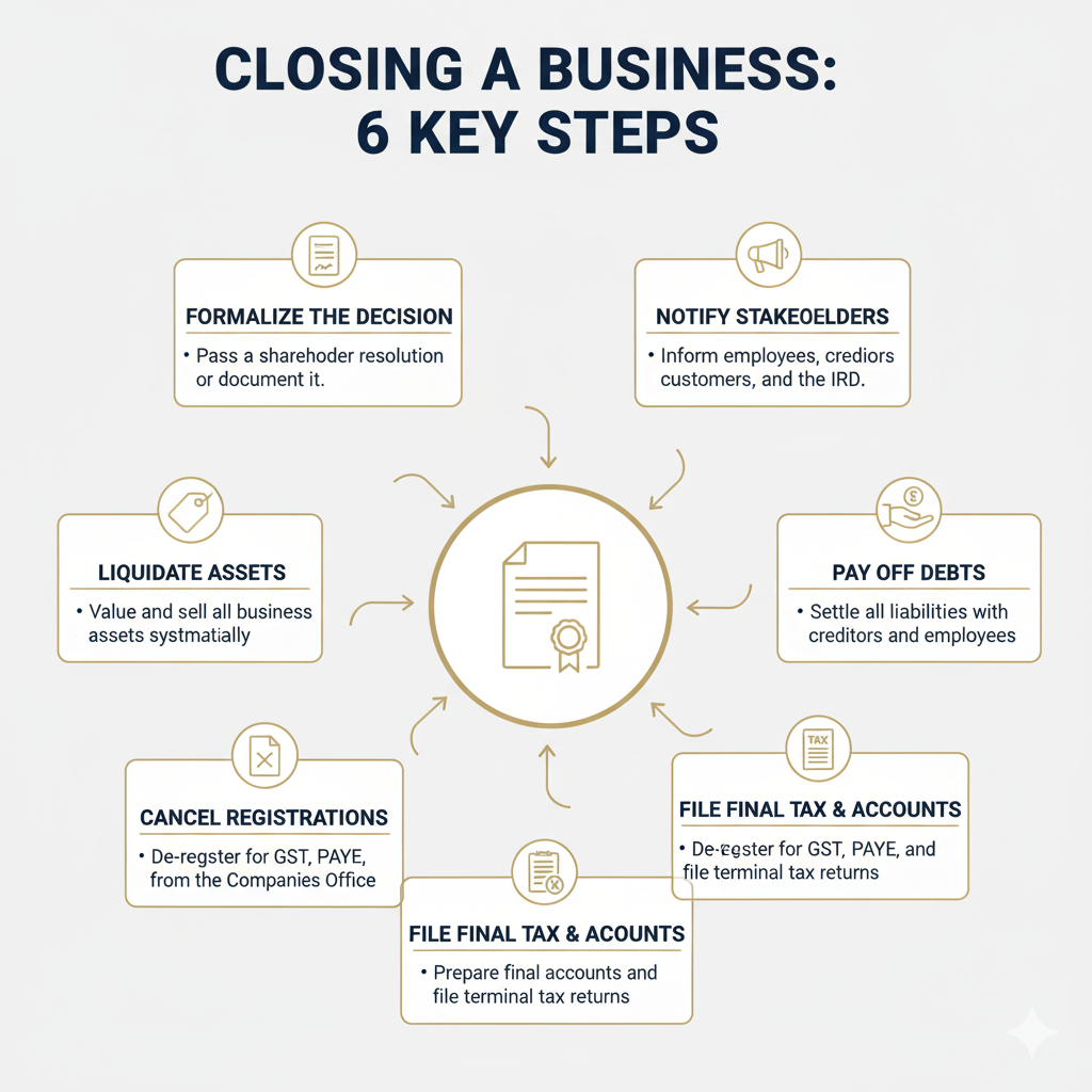 Close a Business in New Zealand