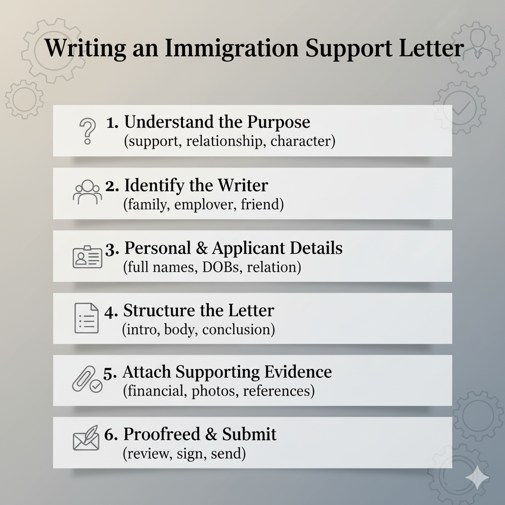 Letter of Support for Immigration