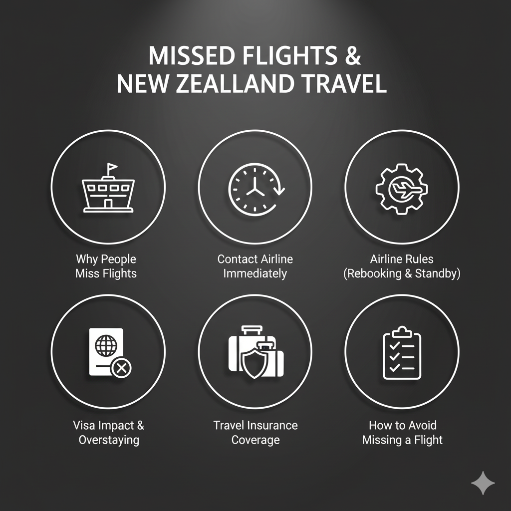Missed Your Flight in New Zealand 