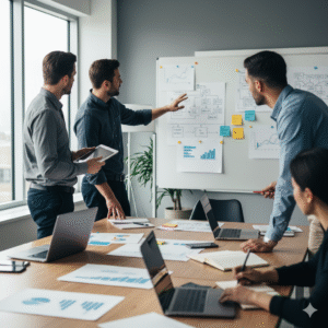 entrepreneur in a business