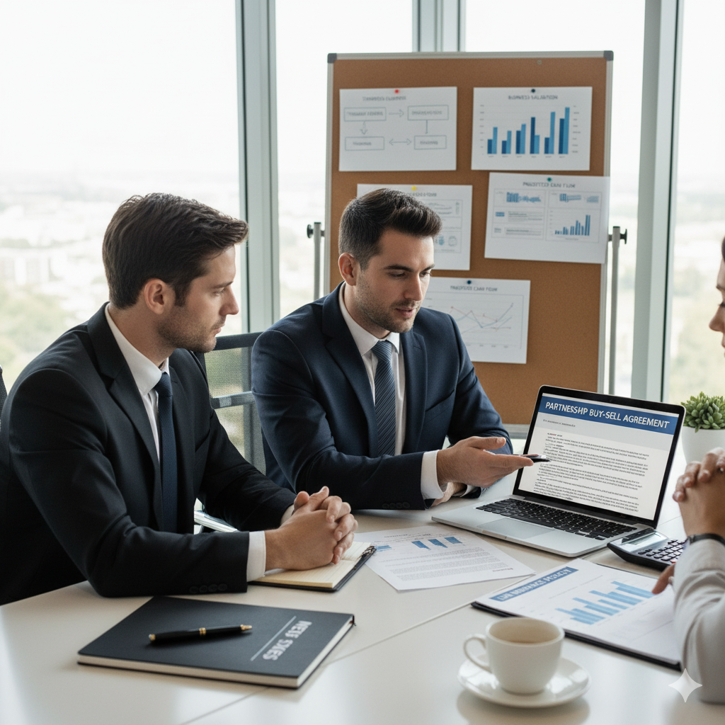 What Happens When a Business Partner Passes Away or Quits?