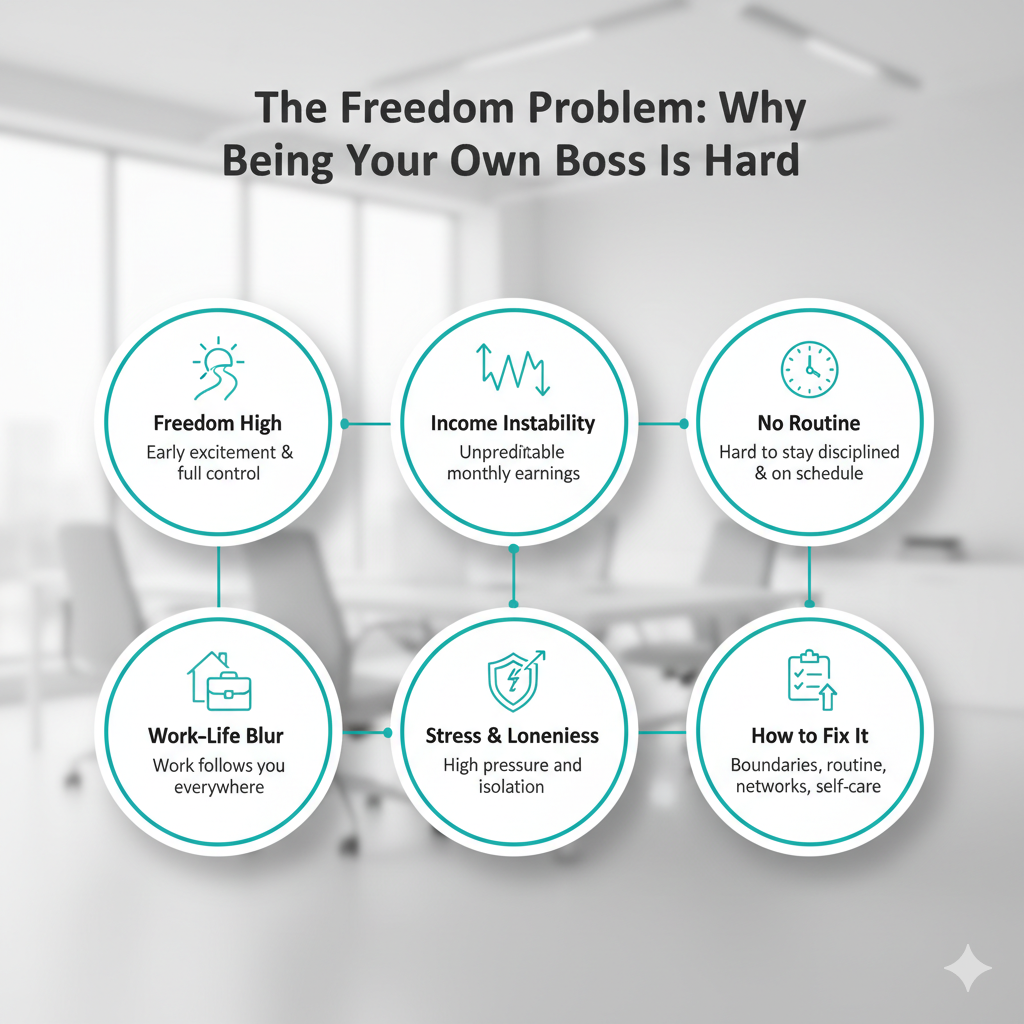 Why Being Your Own Boss Doesn't Work