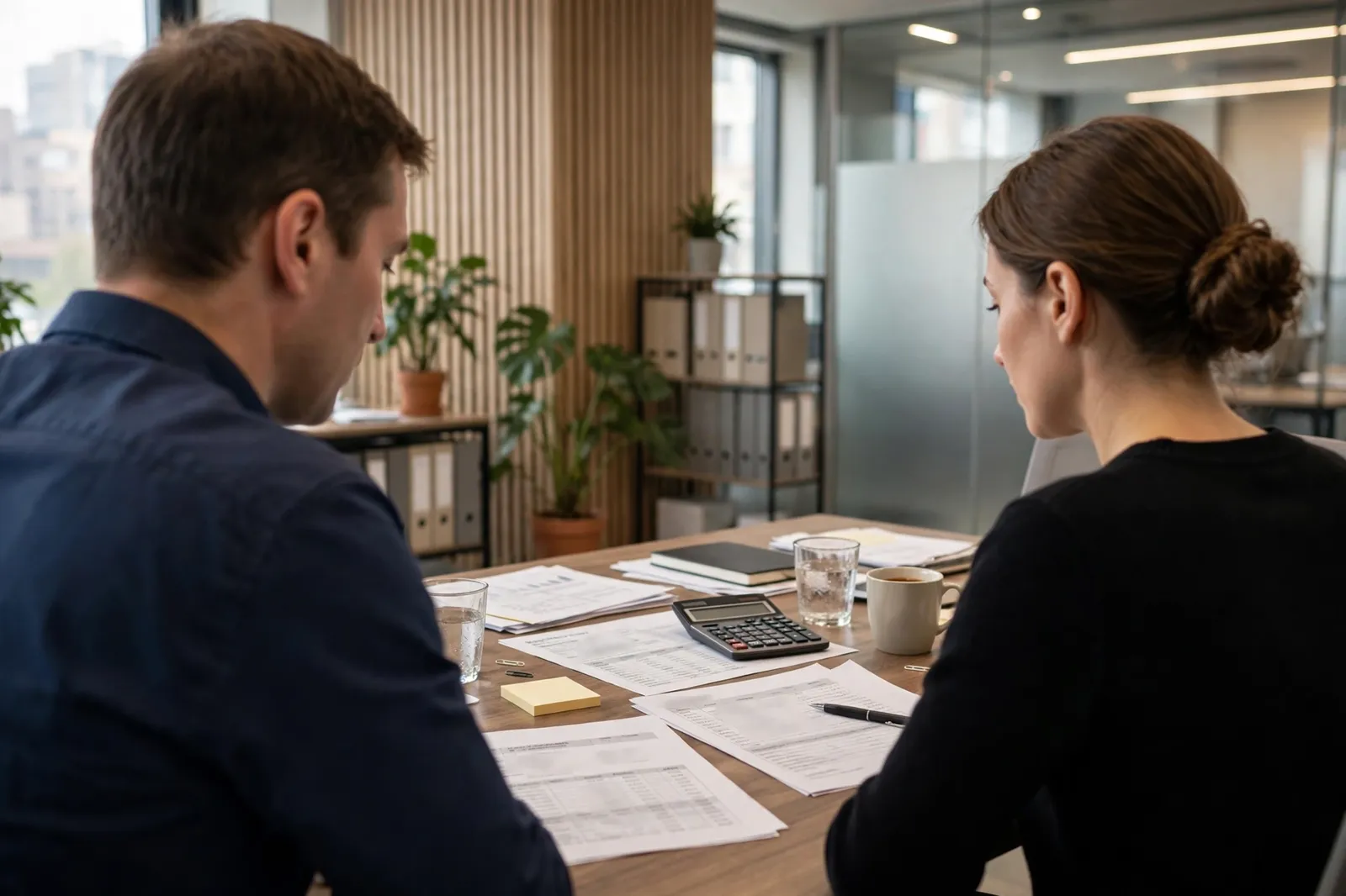 Accountants meeting at a practice office