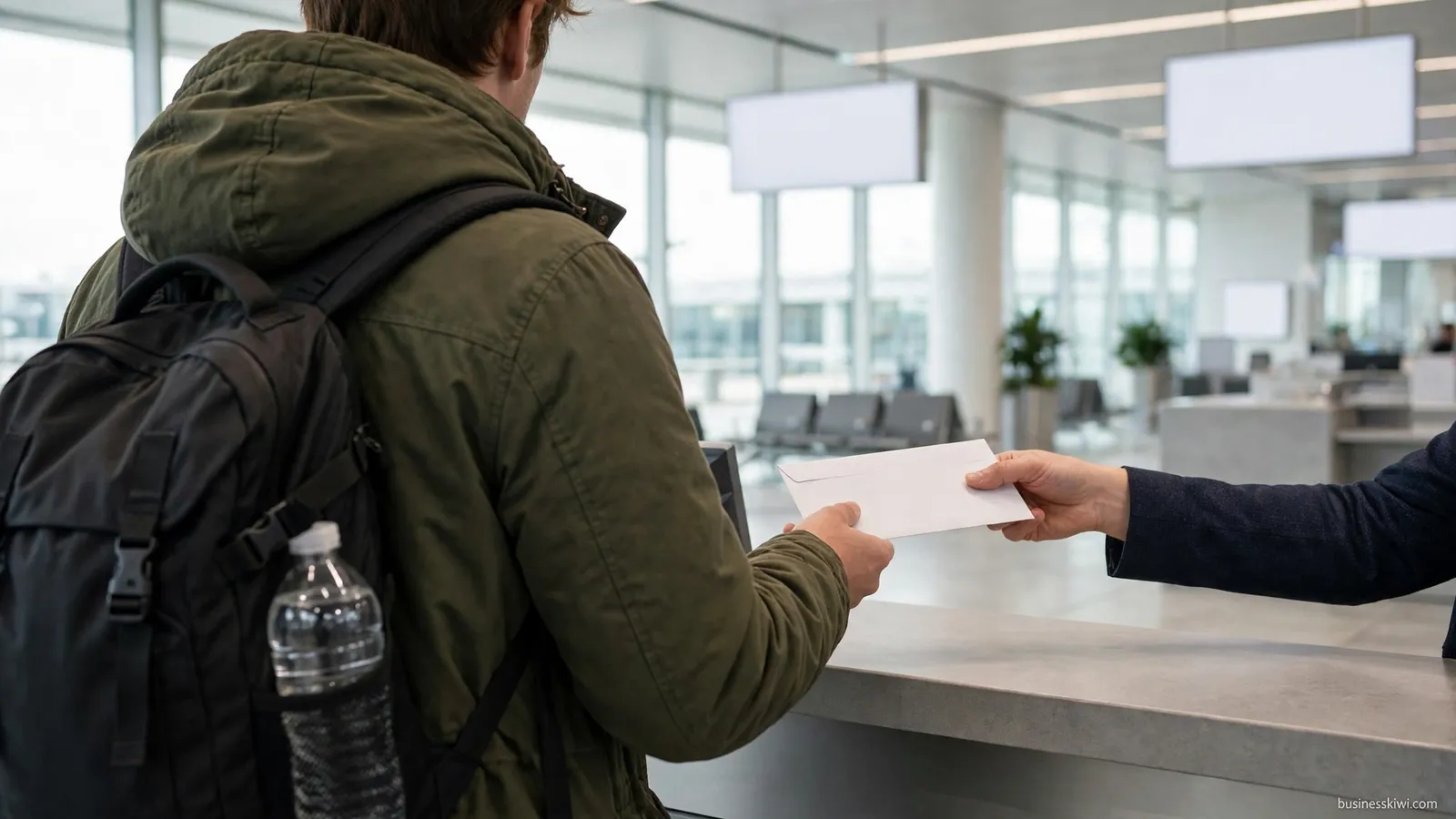 Changing money before a trip
