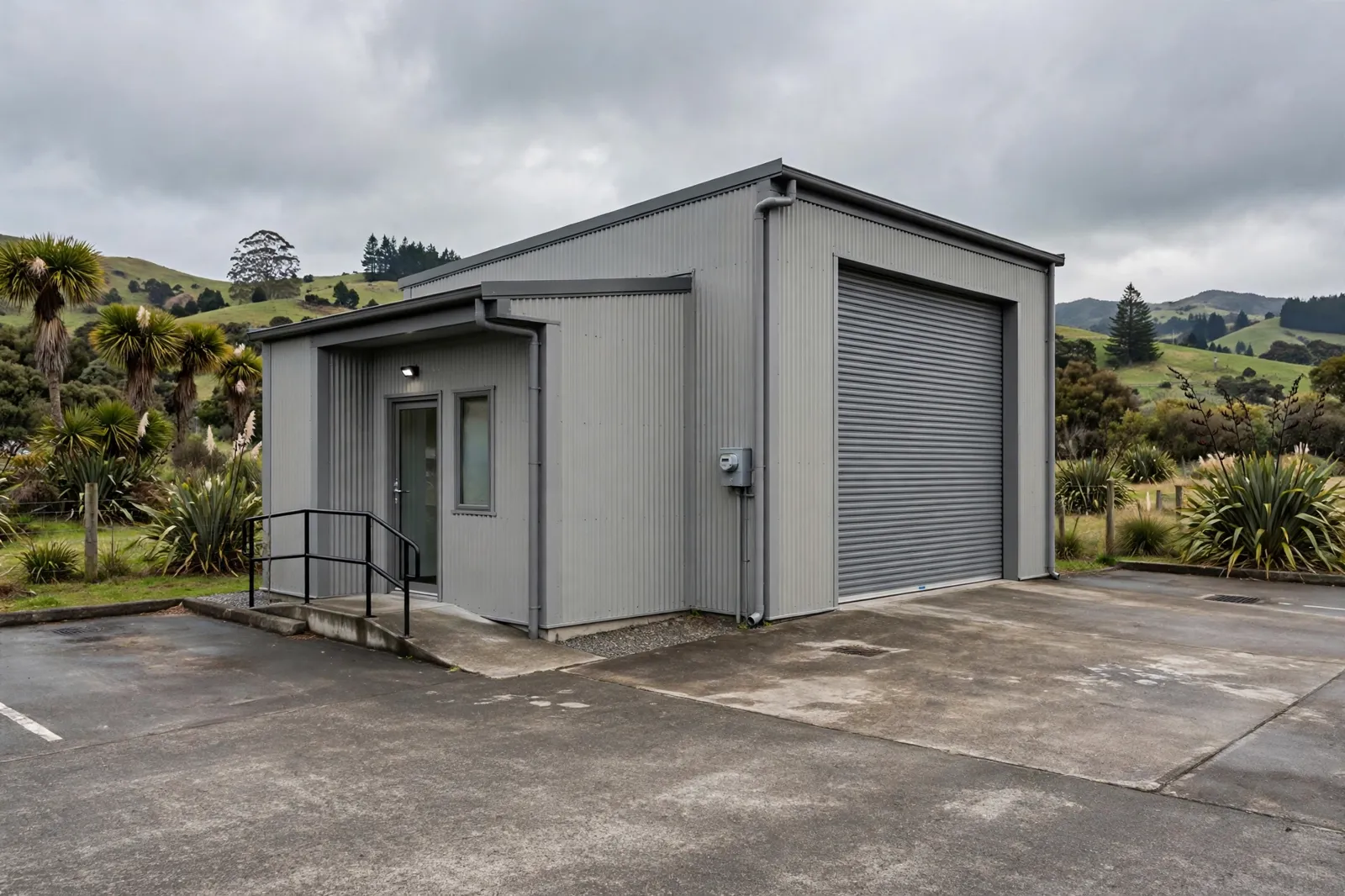A commercial building exterior
