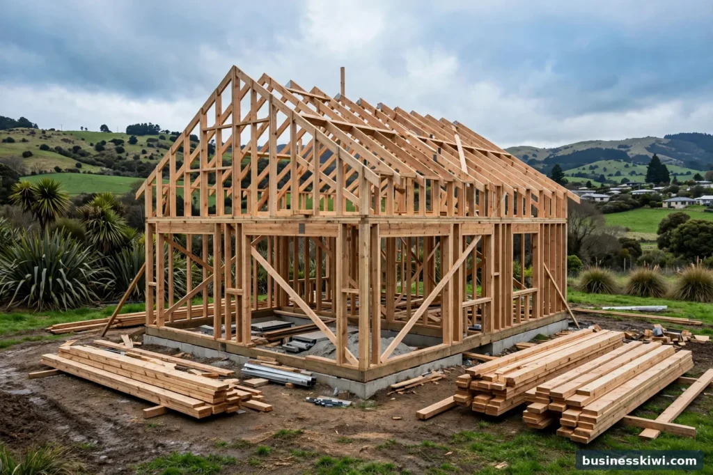 A new house under construction