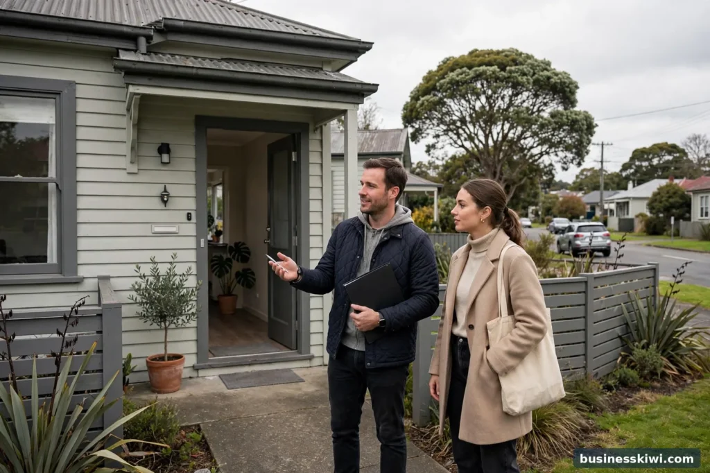 A rental home on a Palmerston North street