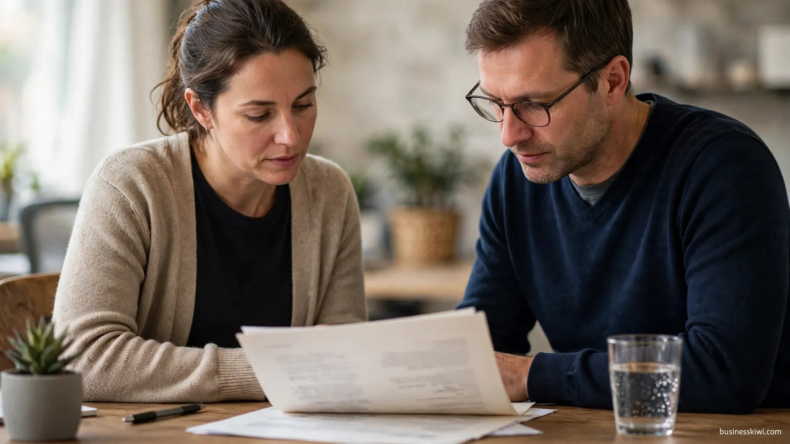Reviewing a bill with an adviser