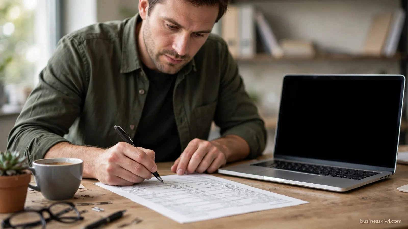 Reviewing a profit and loss statement