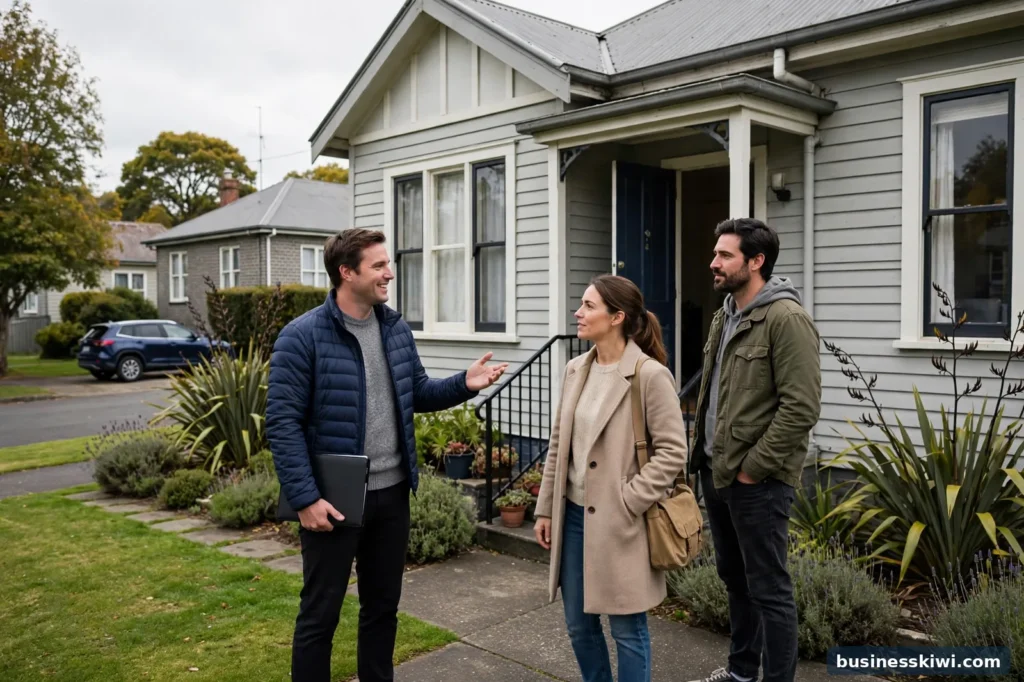 A rental home on a Timaru street
